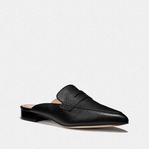 Coach Nova Loafer Slide - Black, Size: 7.5